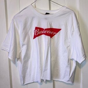 Budweiser crop top